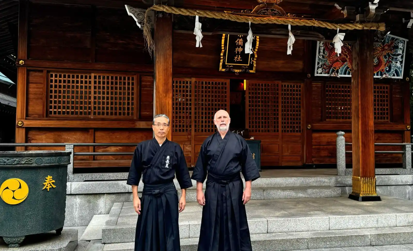 Santuario de Warabi con Nagao sensei